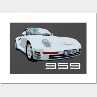 Porsche 959 Posters and Art